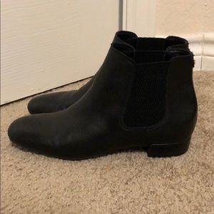 Karl Lagerfeld Llayna Leather Booties